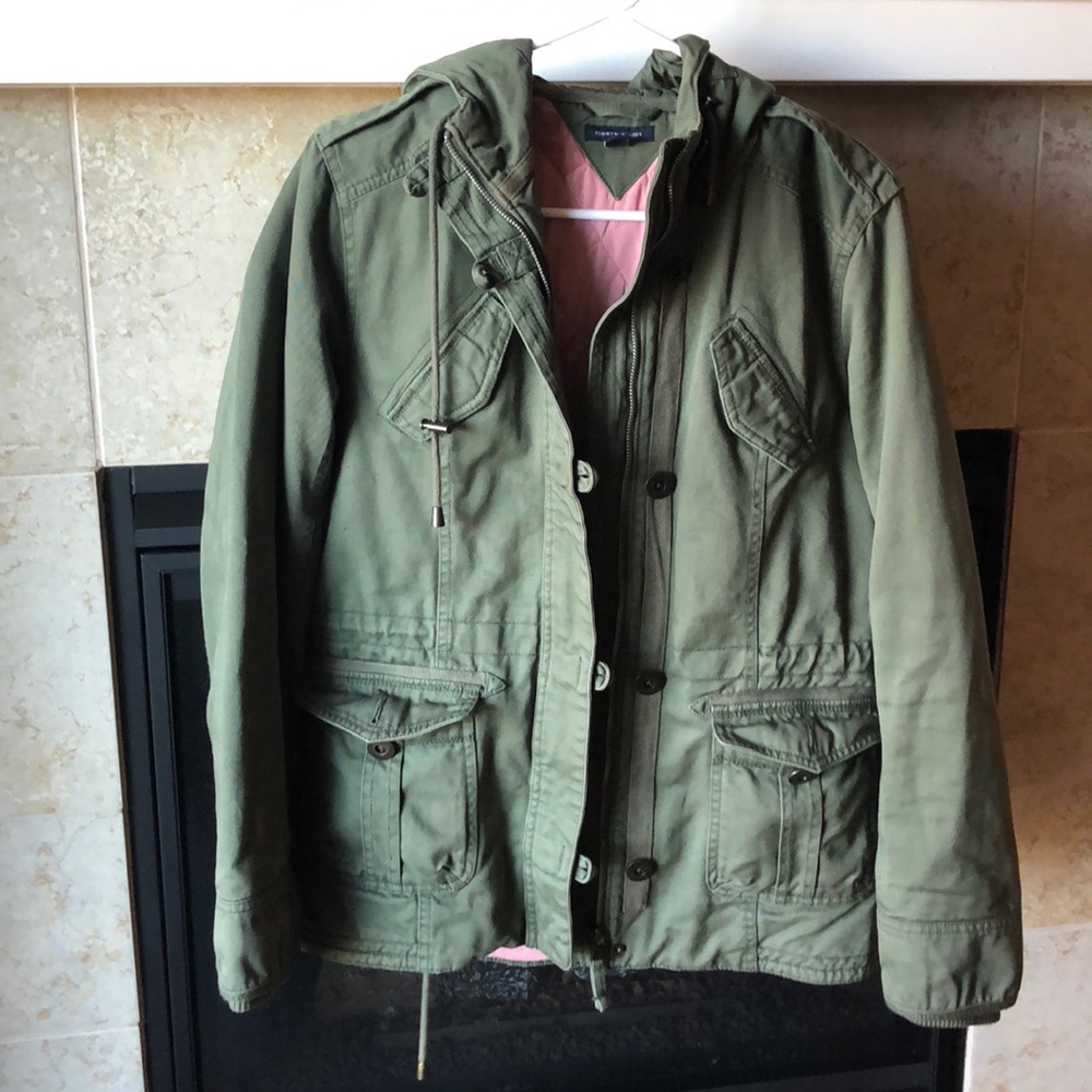 Green bomber jacket